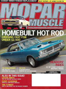 MOPAR MUSCLE 2006 NOV - BODY WORK, HEMI CHALLENGER